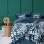 Satin Double Quilt Cover Set Imvelo - Petrol Green Petrol Green