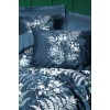 Lessentiel Satin Double Quilt Cover Set Imvelo - Petrol Green Petrol Green