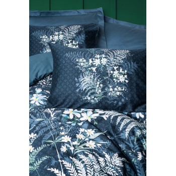 Satin Double Quilt Cover Set Imvelo - Petrol Green Petrol Green