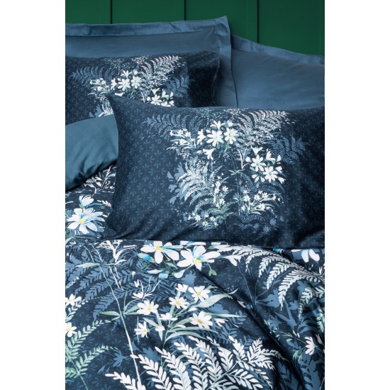 Satin Double Quilt Cover Set Imvelo - Petrol Green Petrol Green Lessentiel Satin Double Quilt Cover Set Imvelo - Petrol Green Petrol Green