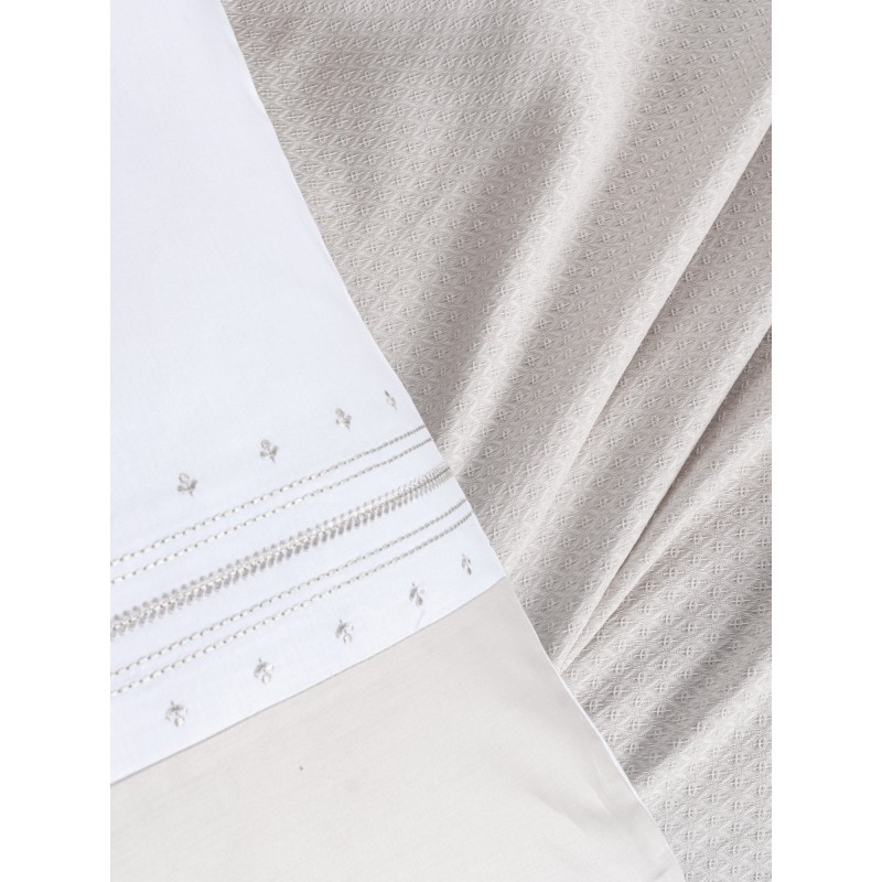 Lessentiel Double Pique Set Chaste - Stone Stone