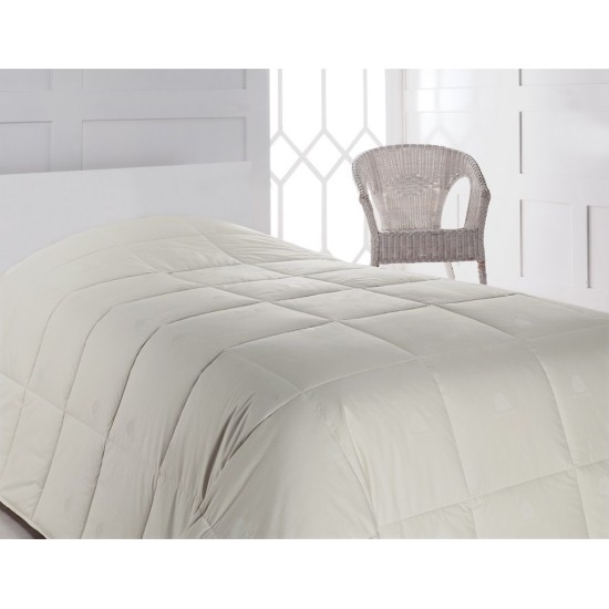 Single Quilt Yün Ecru Single Quilt Yün Ecru