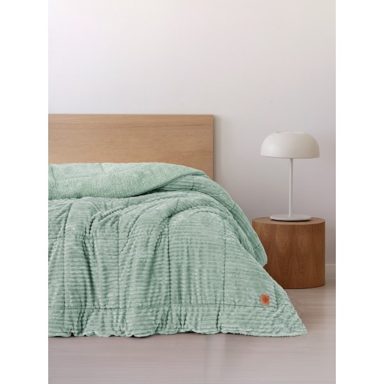 Single Quilt Wave - Sage Sage Lessentiel Single Quilt Wave - Sage Sage