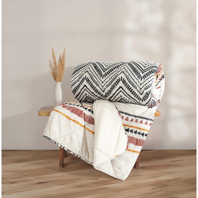 Lessentiel Single Quilt Velvet - Felix Beige Felix Beige