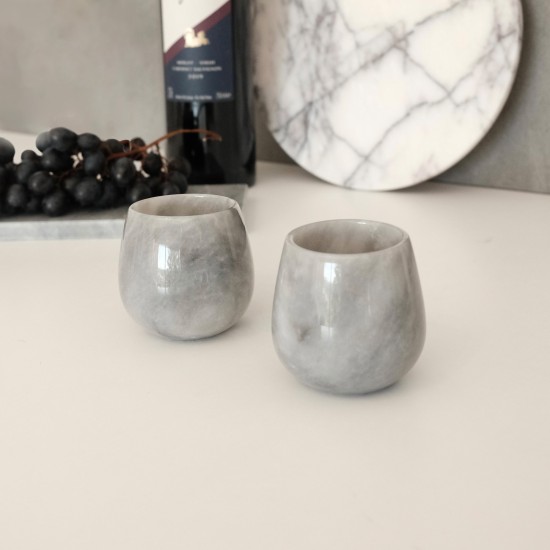 Coffee Cup (2 Pieces) MAR09840206D Grey Coffee Cup (2 Pieces) MAR09840206D Grey