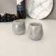 Coffee Cup (2 Pieces) MAR09840206D Grey Coffee Cup (2 Pieces) MAR09840206D Grey