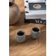 Coffee Cup (2 Pieces) MAR09840206D Grey Coffee Cup (2 Pieces) MAR09840206D Grey