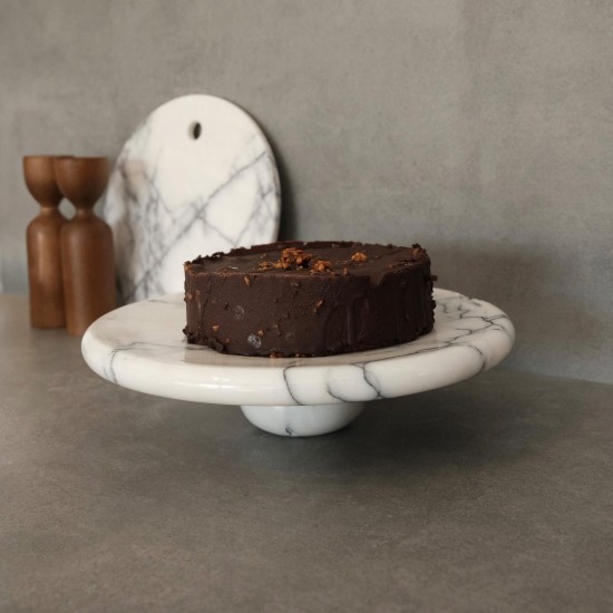 Cake Serving Plate MAR09950302D White Hermia Cake Serving Plate MAR09950302D White