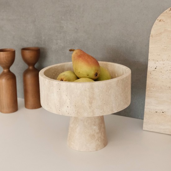 Bowl MAR09310104D Beige Hermia Bowl MAR09310104D Beige