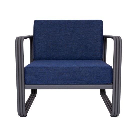 Garden 1-Seat Sofa 700301 - Dark Blue Dark Blue