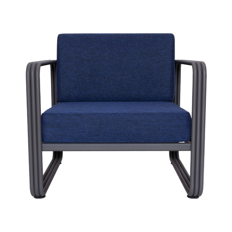 Garden 1-Seat Sofa 700301 - Dark Blue Dark Blue