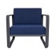 Garden 1-Seat Sofa 700301 - Dark Blue Dark Blue