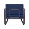 Garden 1-Seat Sofa 700301 - Dark Blue Dark Blue