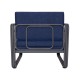 Garden 1-Seat Sofa 700301 - Dark Blue Dark Blue
