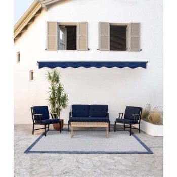 Garden 1-Seat Sofa 600301 - Dark Blue Dark Blue