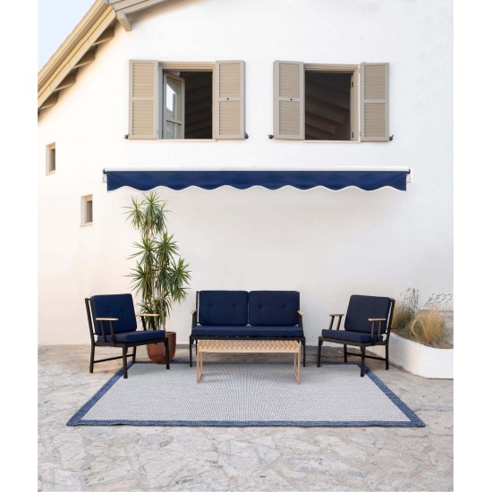 Garden 1-Seat Sofa 600301 - Dark Blue Dark Blue Garden 1-Seat Sofa 600301 - Dark Blue Dark Blue