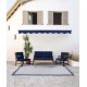 Garden 1-Seat Sofa 600301 - Dark Blue Dark Blue Garden 1-Seat Sofa 600301 - Dark Blue Dark Blue