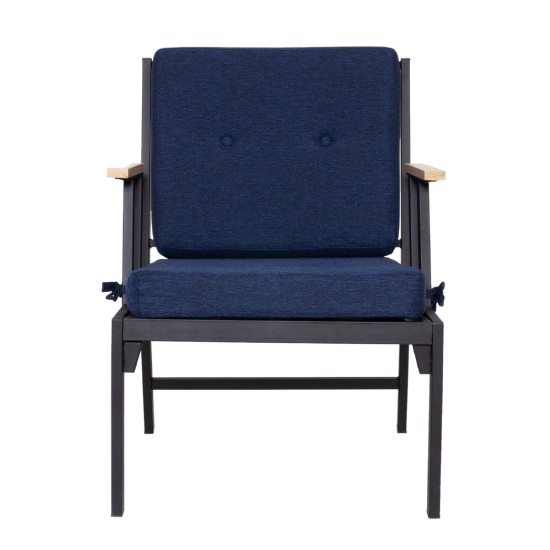 Garden 1-Seat Sofa 600301 - Dark Blue Dark Blue Garden 1-Seat Sofa 600301 - Dark Blue Dark Blue