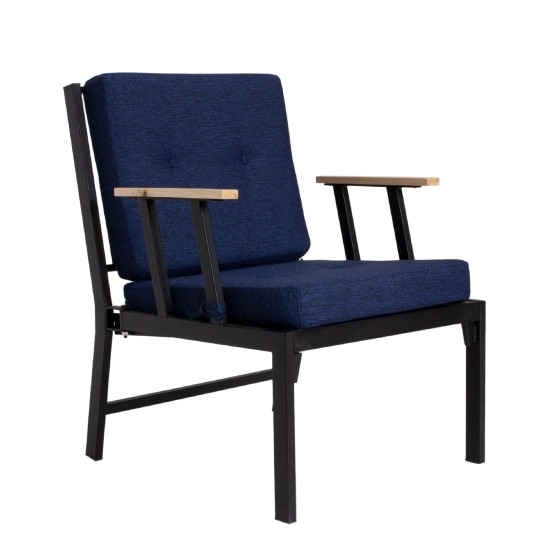 Garden 1-Seat Sofa 600301 - Dark Blue Dark Blue Garden 1-Seat Sofa 600301 - Dark Blue Dark Blue
