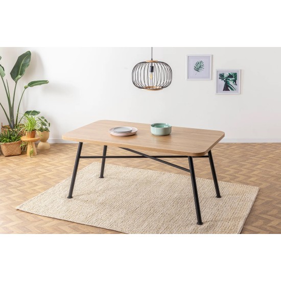 Dining Table Nala 90 - Natural Natural Dining Table Nala 90 - Natural Natural