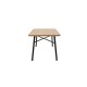 Dining Table Nala 90 - Natural Natural Dining Table Nala 90 - Natural Natural