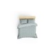 Lessentiel Double Quilt Cover Set Pure - Water Green Sea Green
White