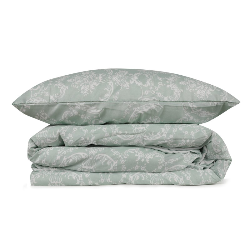 Lessentiel Double Quilt Cover Set Pure - Water Green Sea Green
White