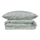 Lessentiel Double Quilt Cover Set Pure - Water Green Sea Green
White