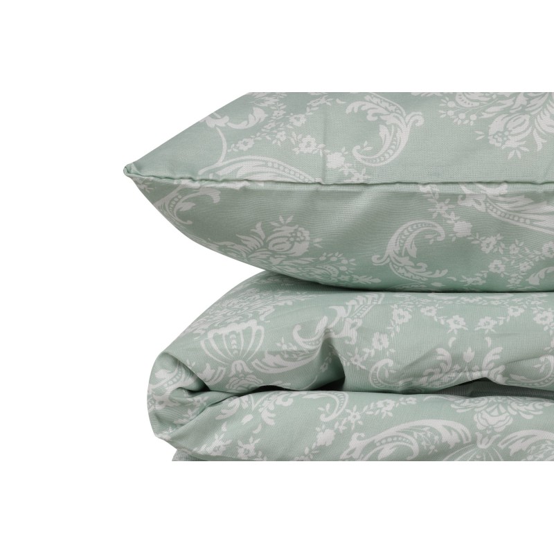 Lessentiel Double Quilt Cover Set Pure - Water Green Sea Green
White