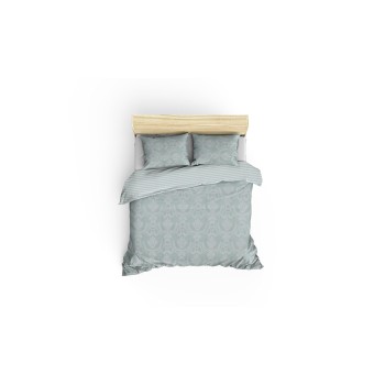 Double Quilt Cover Set Pure - Water Green Sea Green
White