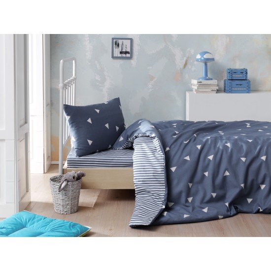 Single Quilt Cover Set Üçgen - Blue Blue
White Lessentiel Single Quilt Cover Set Üçgen - Blue Blue
White