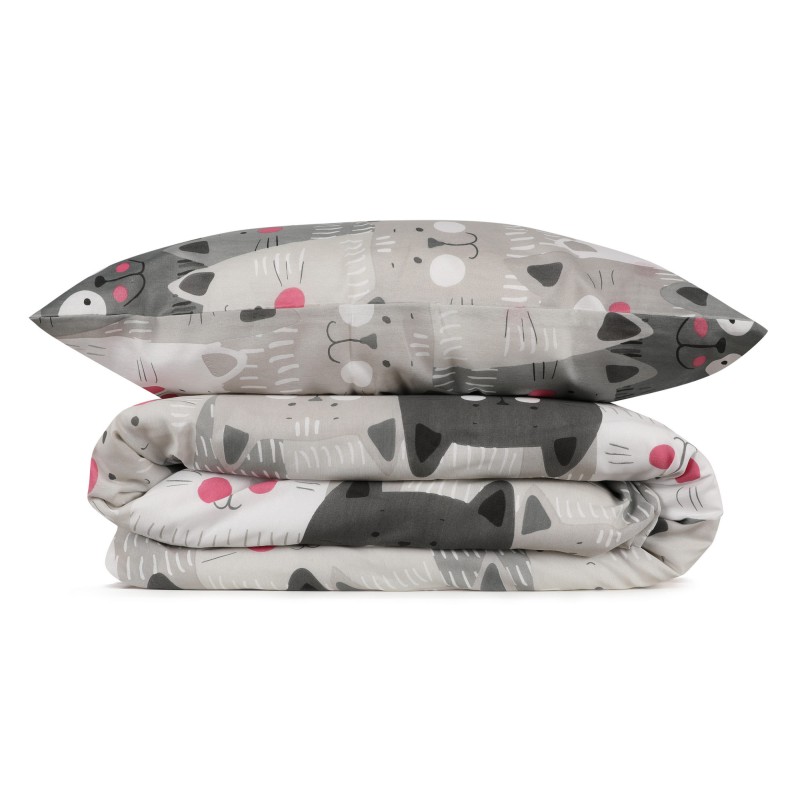 Lessentiel Single Quilt Cover Set Duvarda Kediler - Grey White
Grey
Black