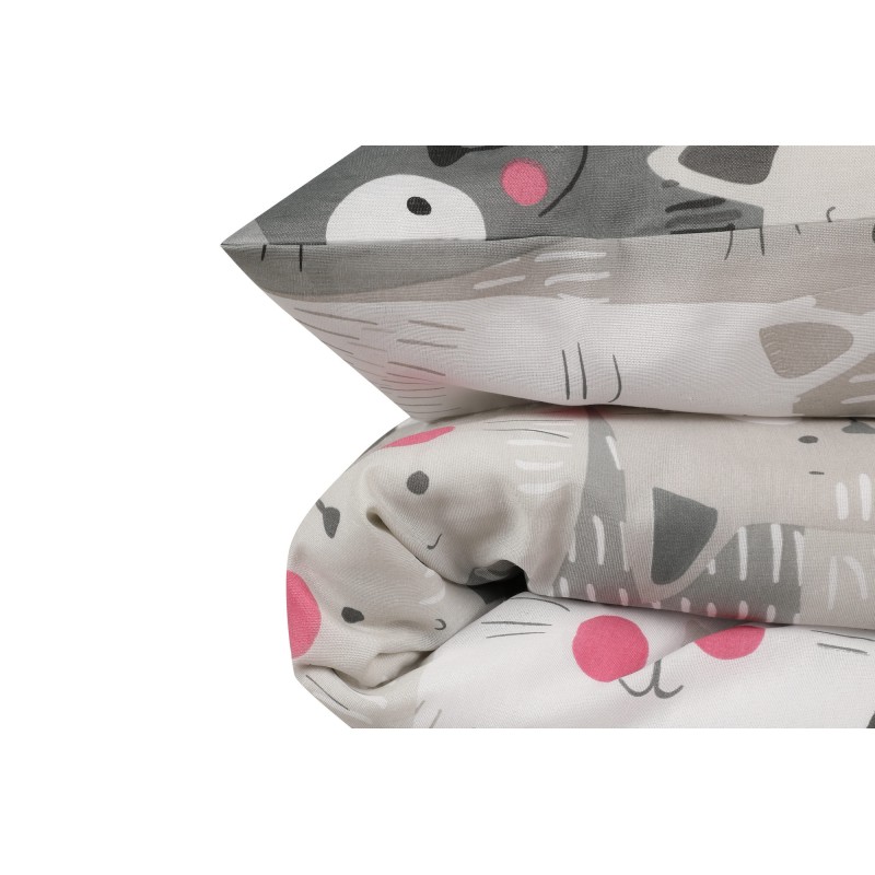 Lessentiel Single Quilt Cover Set Duvarda Kediler - Grey White
Grey
Black