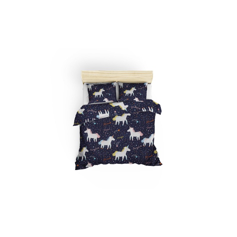 Lessentiel Double Quilt Cover Set Magic Unicorn - Dark Blue Dark Blue
White
Yellow