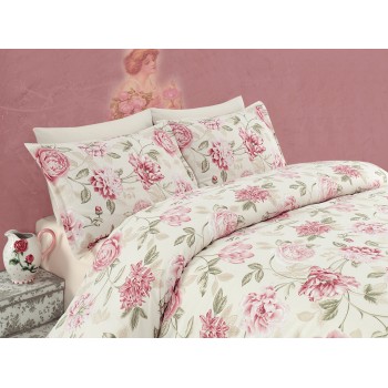 Double Duvet Cover Set Care - Pink Pink
Cream
Green