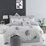 Double Duvet Cover Set Palma Grey
White