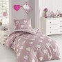 Single Duvet Cover Set Herz - Dusty Rose Dusty Rose
White
