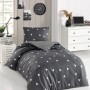 Single Duvet Cover Set Üçgen - Grey Grey
White