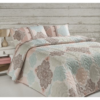 Single Quilted Bedspread Set Andalucia - Turquoise Turquoise
Powder
Beige
White