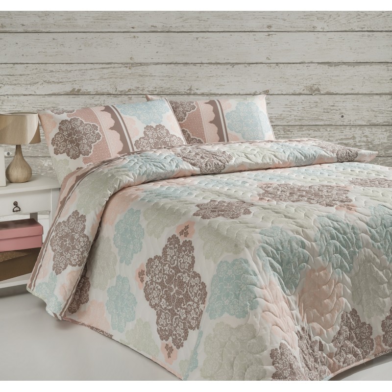 Lessentiel Double Quilted Bedspread Set Andalucia - Turquoise Turquoise
Powder
Beige
White