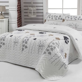 Double Quilted Bedspread Set Atlantis - White White
Grey
Black
Brown