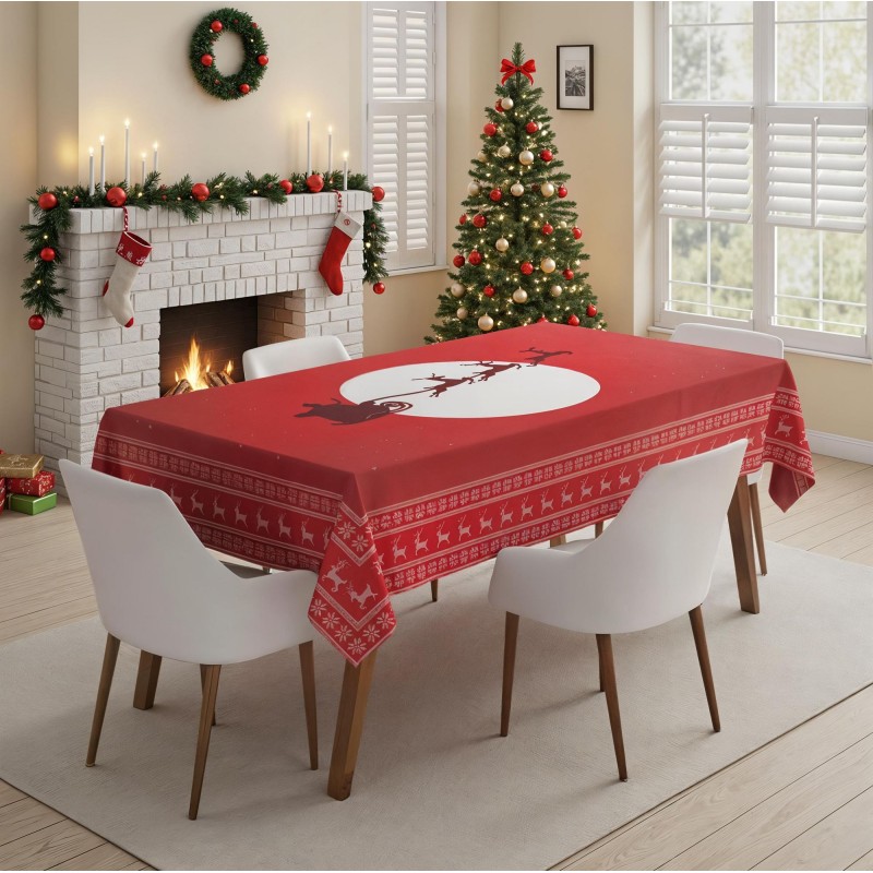 Tablecloth Scarlet Multicolor