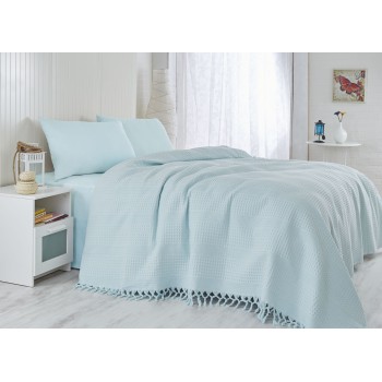 Double Pique Light Blue Light Blue