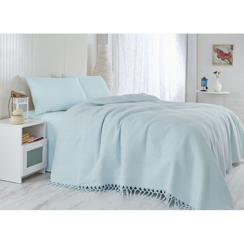 Lessentiel Double Pique Light Blue Light Blue