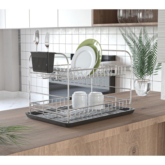 Dish Rack SM008-C Chrome