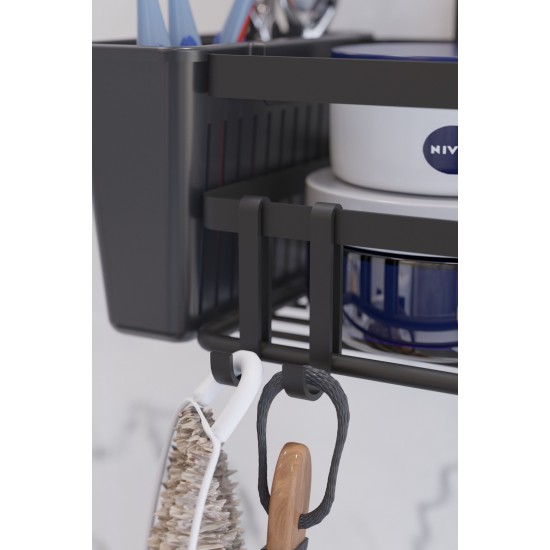 Bathroom Organizer SB007K-B Black Bathroom Organizer SB007K-B Black