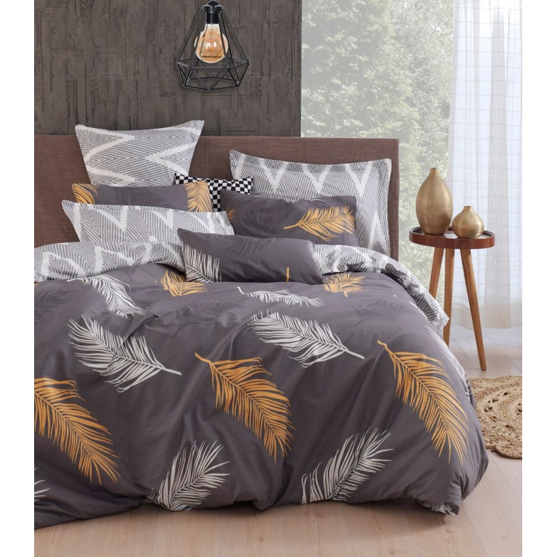 Lessentiel Double Quilt Cover Set Olivia - Gold, Grey vPoly Gold
Grey