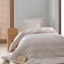 Single Quilt Cover Set Max Yollu Saten - Beige Beige