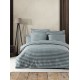 Double Duvet Cover Set Water Yollu Saten - Green Green Lessentiel Double Duvet Cover Set Water Yollu Saten - Green Green