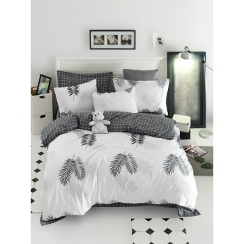 Double Duvet Cover Set Pipong - Black, White Black
White